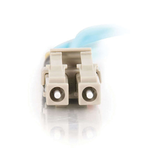 C2G 5m 10 Gb LC/LC Duplex 50/125 LOMM Fiber Patch Cable (Aqua)