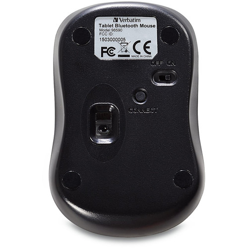Verbatim Bluetooth Wireless Tablet Multi-Track Blue LED Mouse