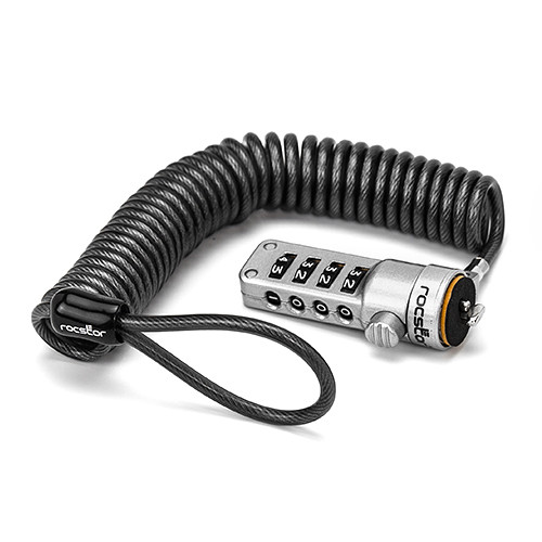 Rocstor Rocbolt Portable Security Cable with Combination Lock (6')
