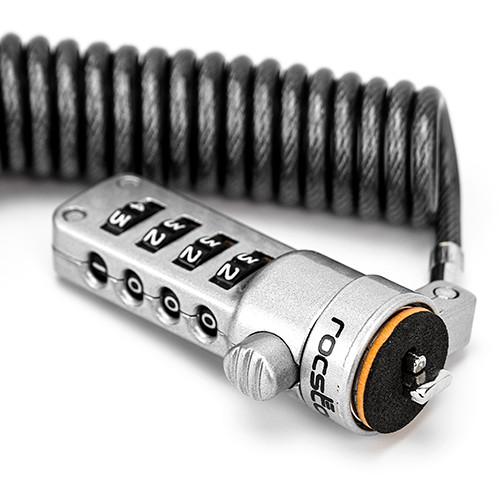 Rocstor Rocbolt Portable Security Cable with Combination Lock (6')