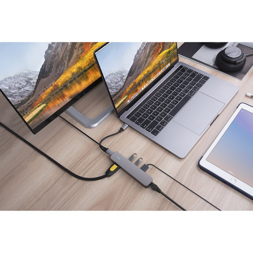 HYPER HyperDrive 6-in-1 USB Type-C Hub (Space Gray)