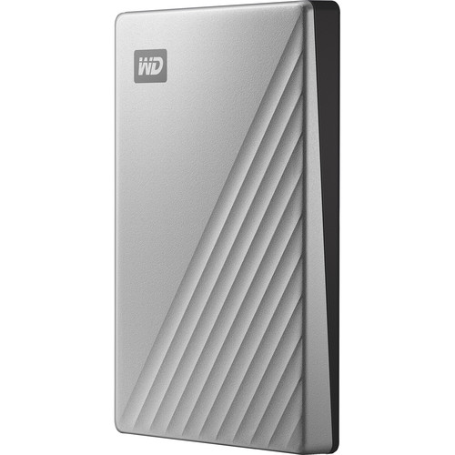 WD 1TB My Passport Ultra USB 3.0 Type-C External Hard Drive (Silver)
