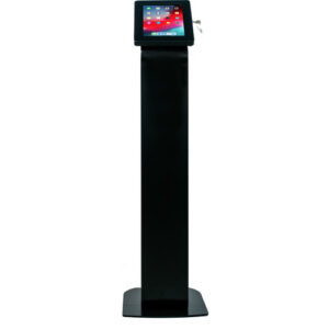CTA Digital Premium Locking Floor Stand Kiosk (Black)
