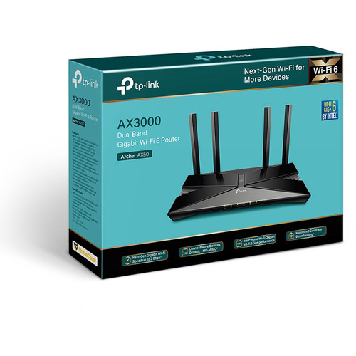 TP-Link Archer AX50 AX3000 Wireless Dual-Band Gigabit Router
