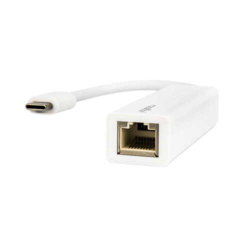 Rocstor USB-C to Gigabit Network Adapter (White)