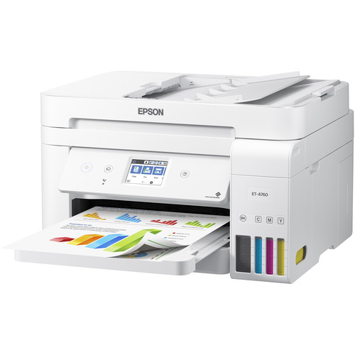 Epson EcoTank ET-4760 All-in-One Supertank Printer (White)
