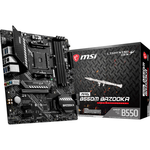 MSI MAG B550M Bazooka AM4 Micro-ATX Motherboard