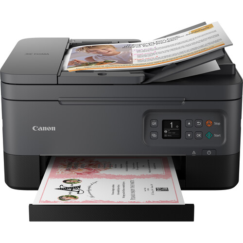 Canon PIXMA TR7020 Wireless Inkjet All-in-One Printer (Black)
