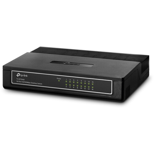 TP-Link TL-SF1016D 16-Port 10/100 Mb/s Unmanaged Switch