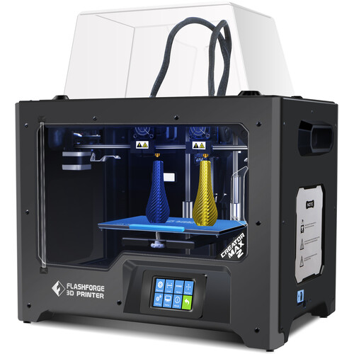 FlashForge Creator Max 2 Independent Dual Extruder 3D Printer (Matte Black)
