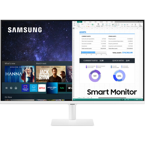 Samsung LS27AM501NNXZA 27" 16:9 Smart LCD Monitor (White)