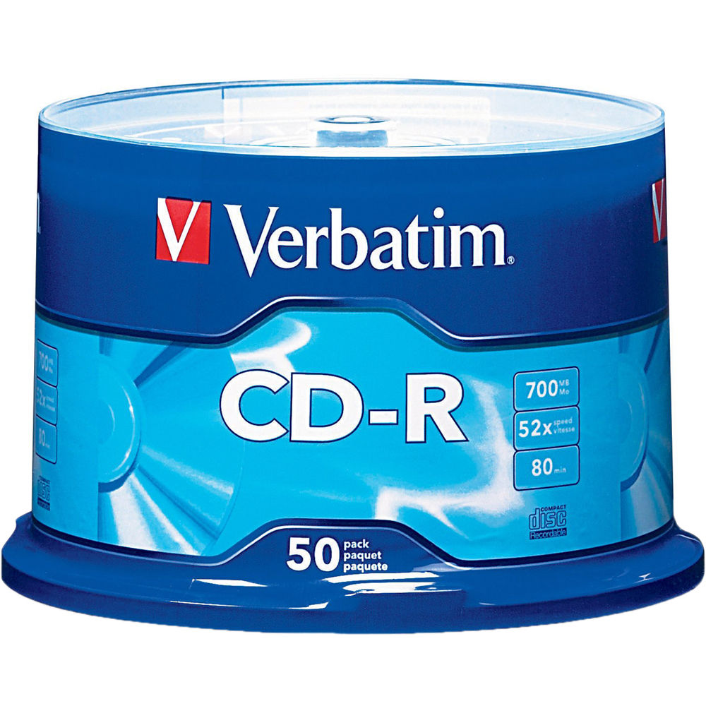 Verbatim CD-R 700MB Disc (50-Pack Spindle)