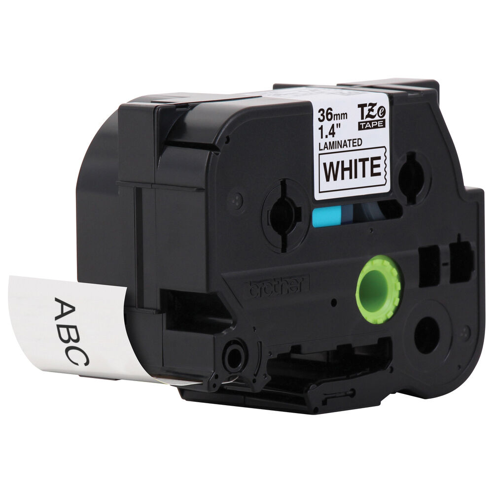 Brother TZe-M261 Label Tape for P-Touch Labelers (Black on Matte White, 1.4" x 26.2')