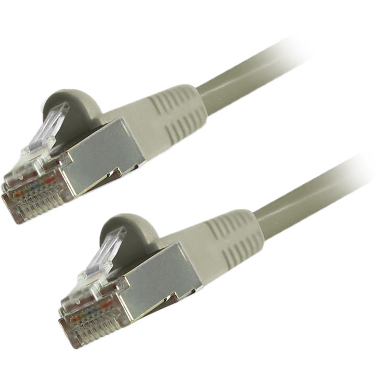 Comprehensive Cat 6 Snagless Shielded Ethernet Cable (50', Gray)