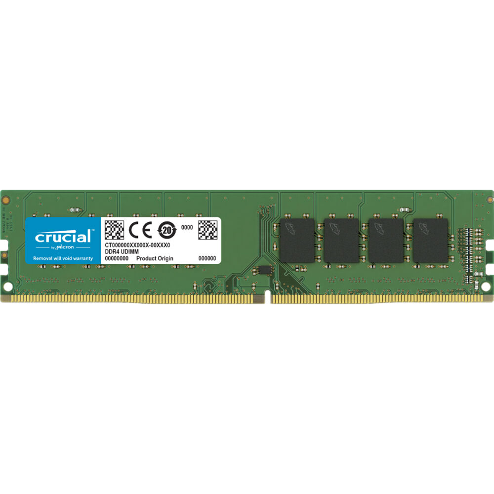 Crucial 8GB Desktop DDR4 2666 MHz UDIMM Memory Module (1 x 8GB)