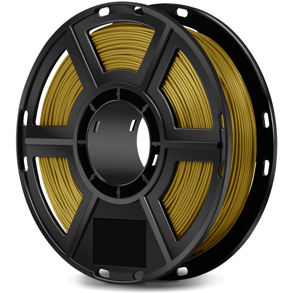 FlashForge 1.75mm ABS Filament for the Dreamer, Inventor, and Adventurer 3 (0.5kg, Gold)