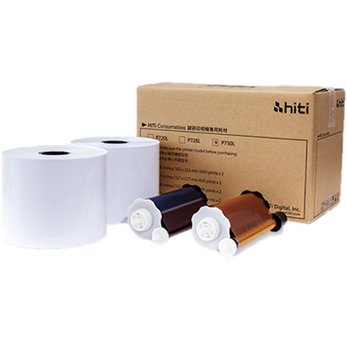 HiTi P750L 6 x 8" Print Kit (1000 Prints)