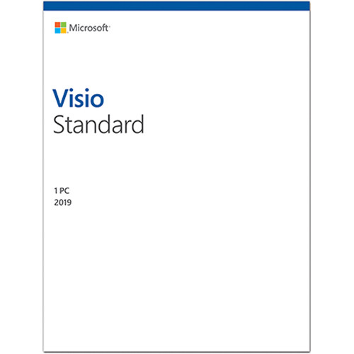 Microsoft Visio Standard 2019 (1-User License, Product Key Code)