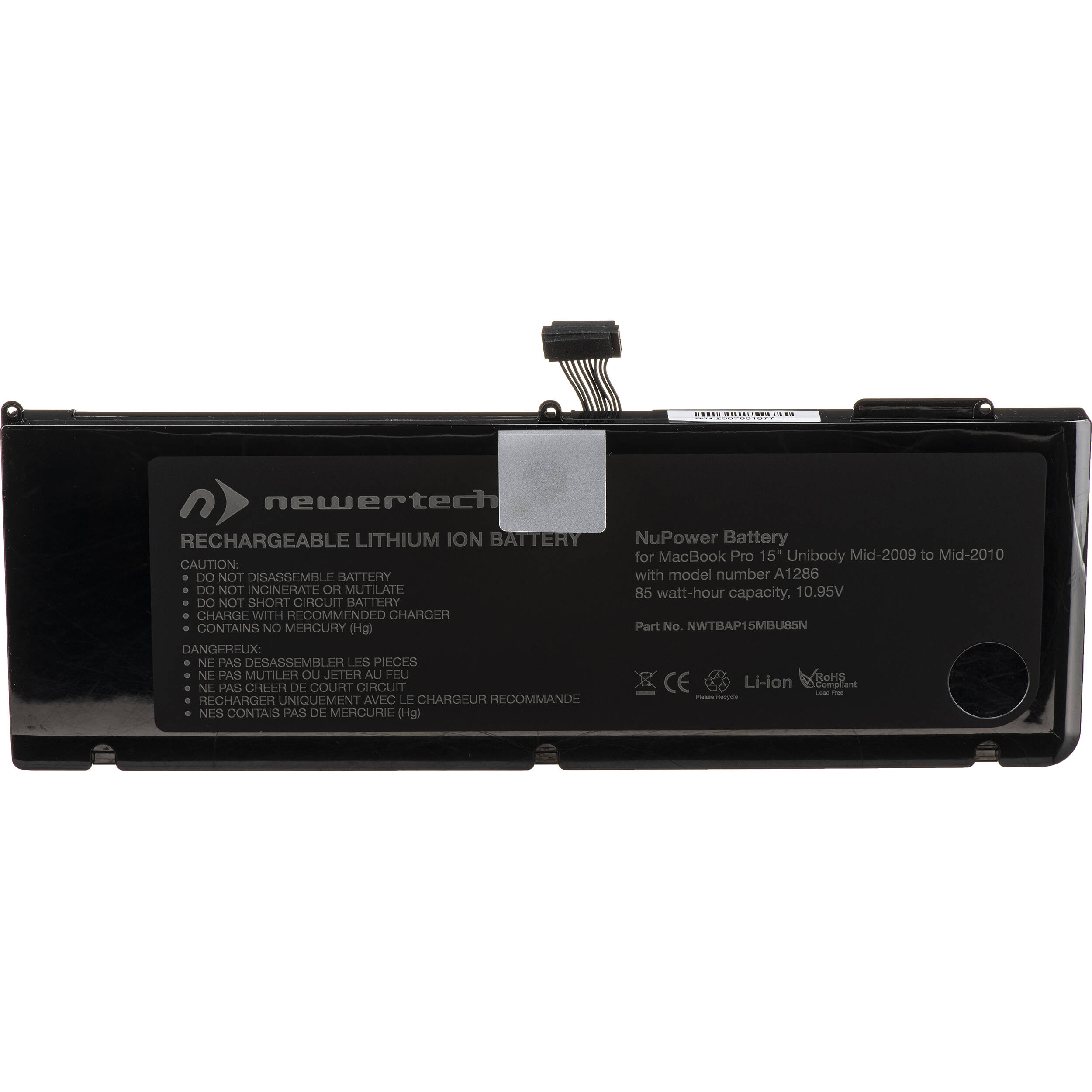 NewerTech NuPower Battery for Mid 2009 & Mid 2010 15" Unibody MacBook Pro