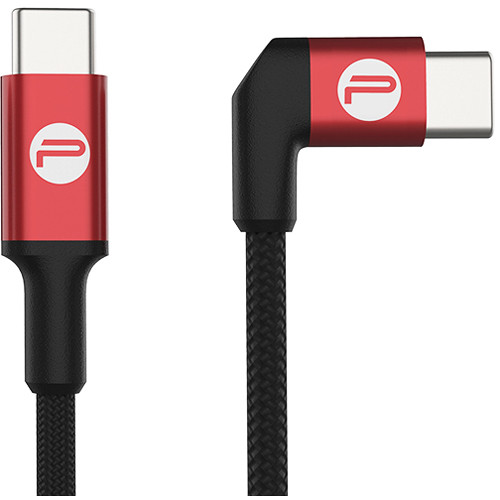PGYTECH USB Type-C to Right-Angle USB Type-C Cable (25.6")