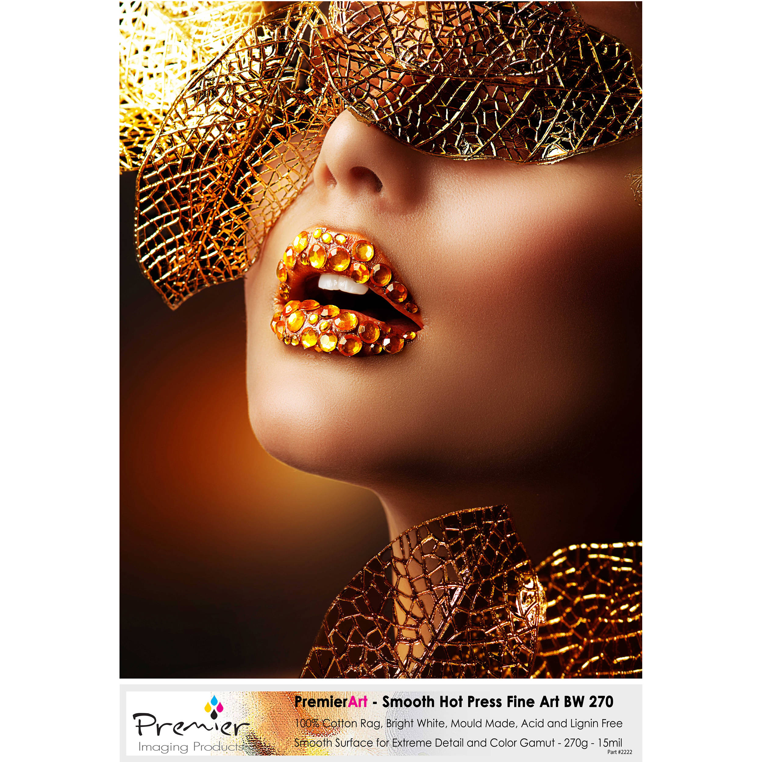Premier Imaging Smooth Fine Art Bright White Paper (270 gsm, 11 x 17", 50 Sheets)