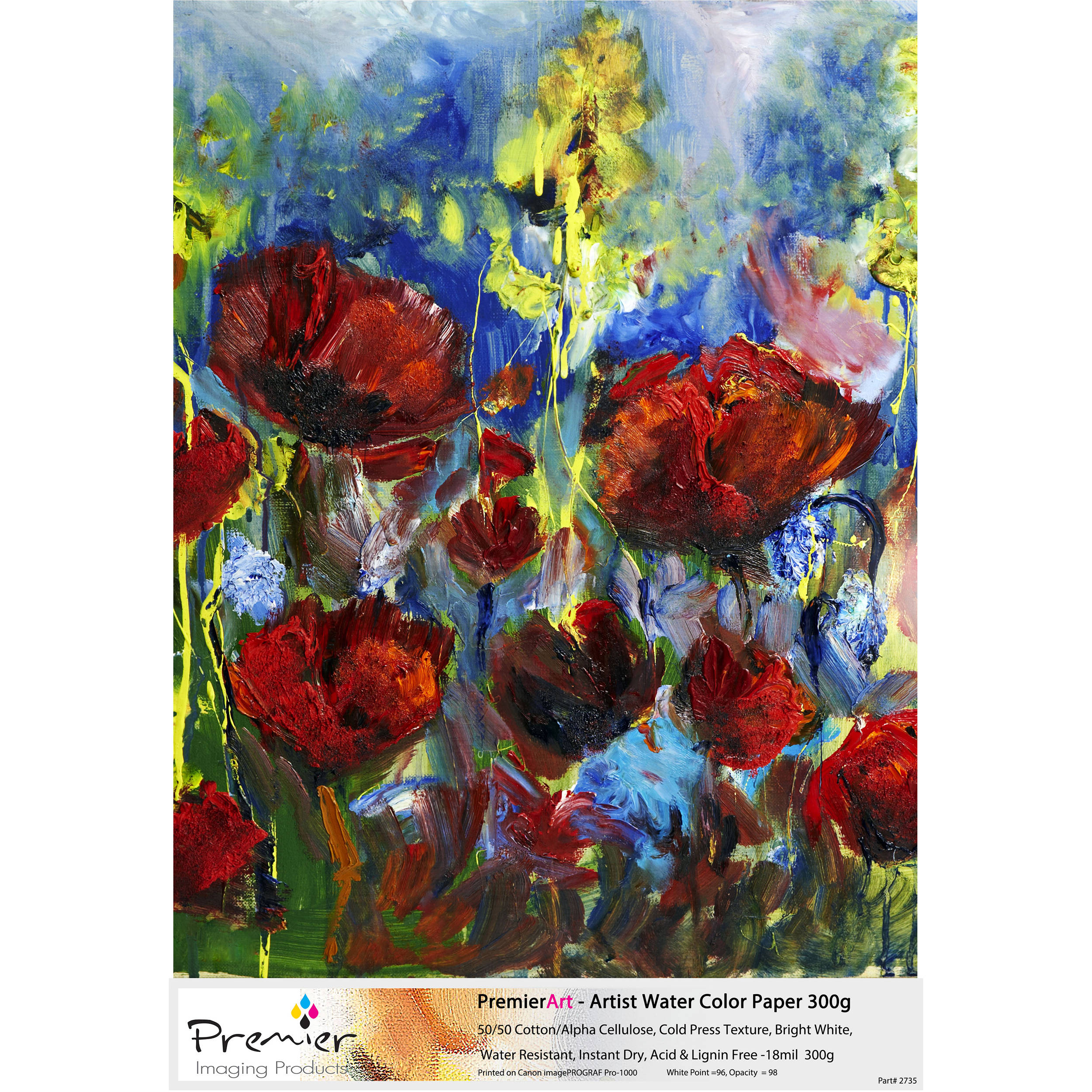 Premier Imaging PremierArt Artist Water Color Fine Art Paper (8.5 x 11", 20 Sheets)