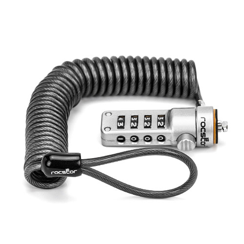 Rocstor Rocbolt Portable Security Cable with Combination Lock (6')