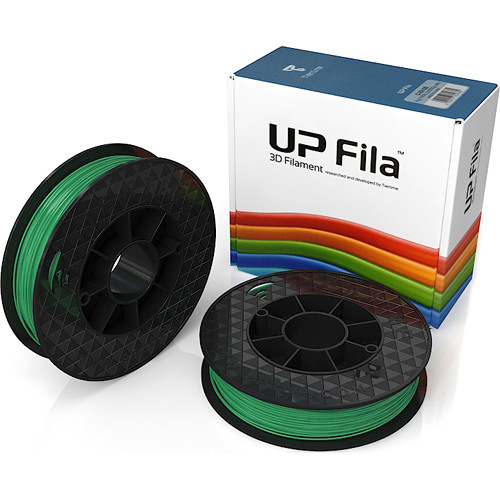 Tiertime UP Fila PLA Filaments (Green, 2 x 500g Rolls)