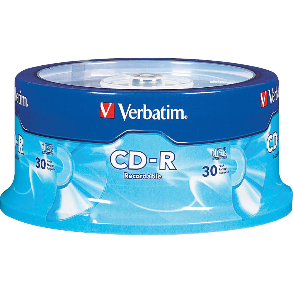 Verbatim CD-R 700 MB 52x Recordable Disc (Spindle Pack of 30)