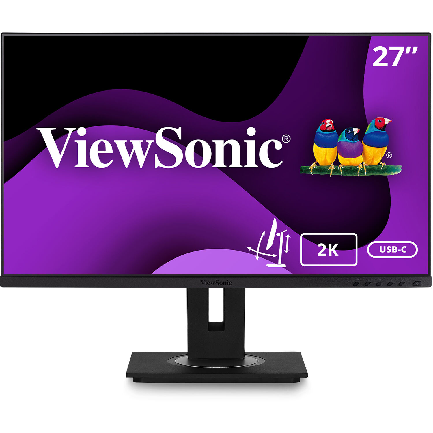 ViewSonic VG2756-2K 27" 16:9 QHD USB Type-C Docking IPS Monitor