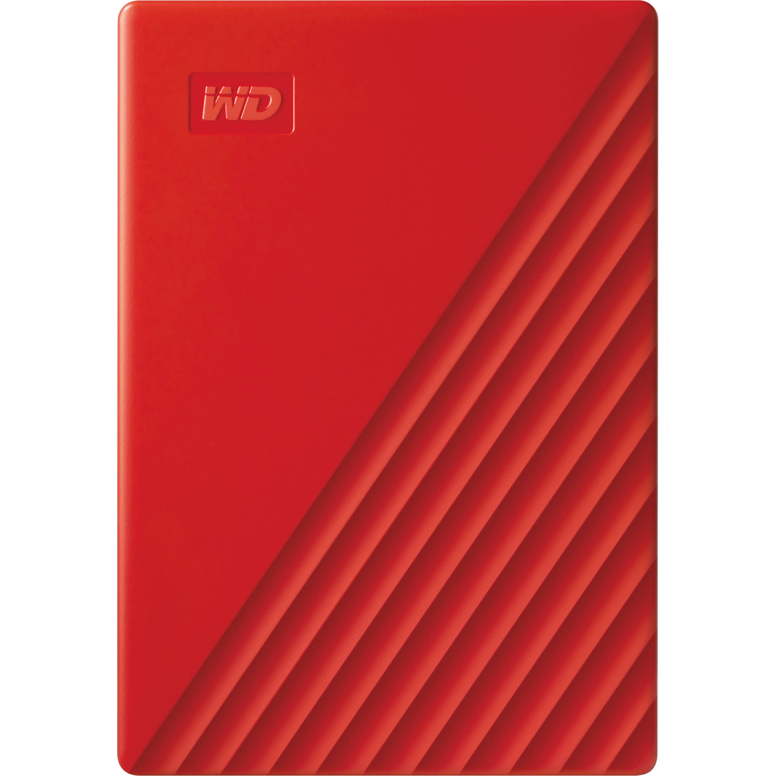 WD 4TB My Passport USB 3.2 Gen 1 External Hard Drive (2019, Red)